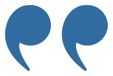 Open Quotation blue